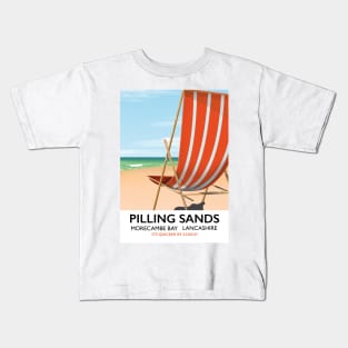 Pilling Sands Morecambe bay lancashire Kids T-Shirt